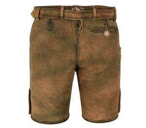 Trachten กางเกงบาวาเรีย lederhosen หนังแท้สั้น lederhose สำหรับผู้ชาย - Product Image 2