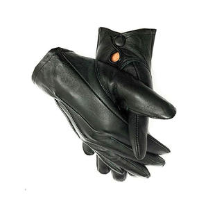 Gants de moto en cuir véritable pour hommes, couleur noire, compatibles écran tactile, pour le sport et la conduite, couleur personnalisable, Pakistan - Product Image 4