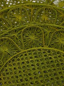 Napperon de table artisanal en palmier Iraca, élégant, tressé en paille, motif floral, écologique, décoration de dîner tropicale - Product Image 2
