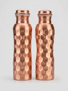 Pure Copper Hammered Modern Luxury <b>Large</b> Capacity <b>Water</b> <b>Bottle</b> - Product Image 3