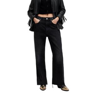 Jeans de Moda para Mujer, al por Mayor, de Primera Calidad, Transpirables, Casuales, de Cintura Media, Corte Regular, Pierna Ancha, 100% Algodón - Product Image 1