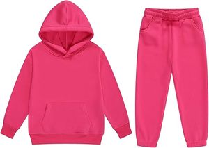 Conjunto Deportivo de Invierno para Niños, Sudadera con Capucha y Pantalones Jogger, Ropa Deportiva Unisex para Niños Pequeños, Forro Polar Cálido, Pana 100% Algodón, Personalizado - Product Image 2