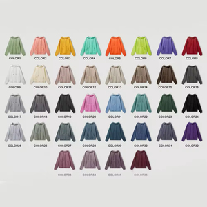 เสื้อฮู้ดดี้ผู้ชายทรงบ็อกซี่แบบครอป ซิปหน้า พิมพ์ลายปักตามสั่ง OEM ผ้าฟลีซ 500 GSM ทรงโอเวอร์ไซส์ ล้างสีแบบวินเทจ สไตล์ลำลองสำหรับทุกเพศ - Product Image 6