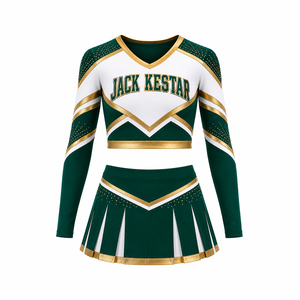 Conjunto de Uniforme de Animadora de Campeonato, Costuras Premium, Personalización Completa, Servicio OEM, 100% Poliéster, Sublimación Profesional - Product Image 1