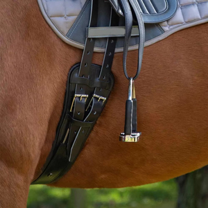 Sangles d'équitation en cuir de haute qualité, tailles personnalisables, rembourrage doux, boucles en acier inoxydable durables, sur mesure - Product Image 6
