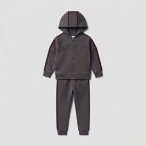 Ensembles de survêtements sportifs à capuche imprimés unis, respirants et légers en polyester/coton, grandes tailles, personnalisables OEM Hawk Eye Sports - Product Image 3