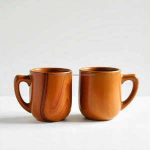 Taza de madera hecha a mano Diseño natural ecológico Durable para té Café Bebidas Pedidos a granel con descuento - Product Image 1