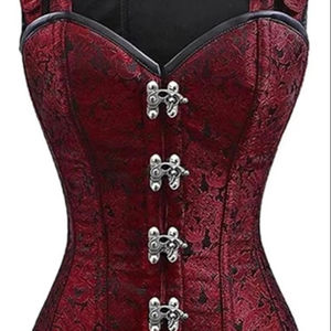 Corsets Vintage pour Femmes, Sexy, Sculptants, Respirants, Modernes, en Brocart, pour Grandes Tailles - Product Image 1