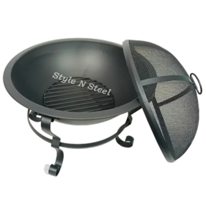 Classical Top Trending Iron <b>Fire</b> Pit Durable Freestanding Wood/Coal Burning Outdoor Heating for Patio Garden - Product Image 1