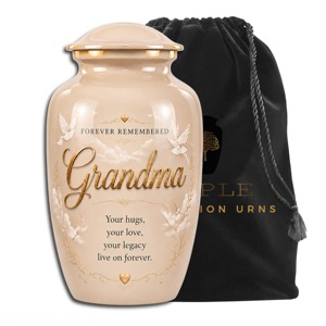 Urne funéraire pour cendres humaines, urne commémorative pour adulte, 10 pouces - Product Image 2