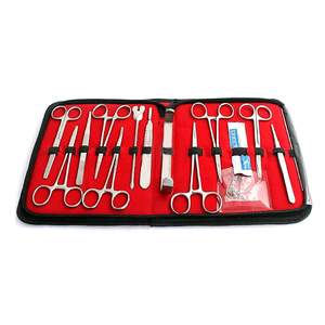 ชุดเครื่องมือผ่าตัดทันตกรรมสัตว์เลี้ยงแบบใช้มือทำจากสแตนเลสสตีล 14 ชิ้น ออลอินวัน - Product Image 2