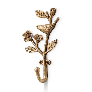 Design Gold Color Metal <b>Hook</b> Best Quality Large Size Eco-Friendly Space Saving Modern Wall Hanging <b>Hook</b> for Bathroom <b>Towel</b> - Product Image 1