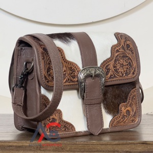 Premium Handcrafted Genuine Cowhide Leather Crossbody Shoulder Handbags High Quality Designer <b>Large</b> Capacity Women Messenger Bag - Product Image 1