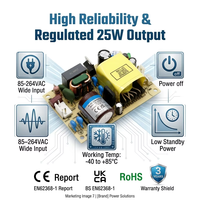 Convertisseur CA/CC à châssis ouvert LO25-20B36-M 25,2W, isolation 85-264VAC 4000V, tension réglable 32,4-39,6V, onduleur industriel à ondulement de niveau 4