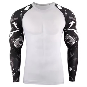 Rashguards de Sublimación para Artes Marciales Mixtas (MMA), BJJ, Deportes de Combate, para Hombre, Compresión, Estampados, Rashguard de Verano para Hombre Adulto - Product Image 5