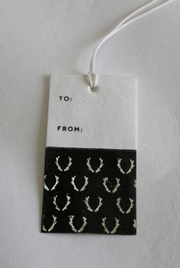 Multicolour Printed By Silver Screens For Ceremonies & Festivals Recycled Cotton Papers Tags - Product Image 2