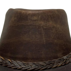 Sombreros Vaqueros de Cuero Genuino en Oferta, para Hombres y Mujeres, Nuevo Estilo Ecuestre, Sombrero Vaquero de Cuero con MOQ Bajo - Product Image 6