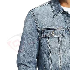 <b>Jacket</b> for <b>man</b> 100% Cotton Jeans Custom Printed Design <b>Mans</b> <b>Denim</b> <b>Jacket</b> In Best New Style Fashion Jeans <b>Jackets</b> With Logo - Product Image 2