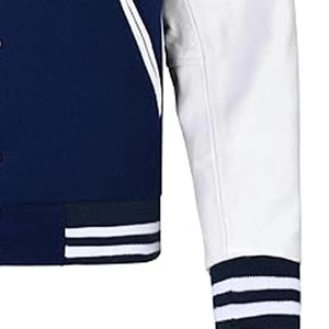 Low MOQ Casual Wear Wholesale Trending Custom Sport Bomber Letterman Jacket <b>Mens</b> Winter Coats Jackets Black and orange Colour - Product Image 5