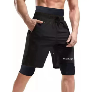 Customize Own Logo Awrah Shorts Men 100% Cotton <b>Elastic</b> Waist Casual Quick Dry Breathable Swimming Shorts - Product Image 1
