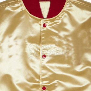 Dernière conception de veste en satin pour homme, nylon/polyester, respirante et écologique, logo sur le devant, vêtements d'extérieur d'hiver, couleurs personnalisées - Product Image 4