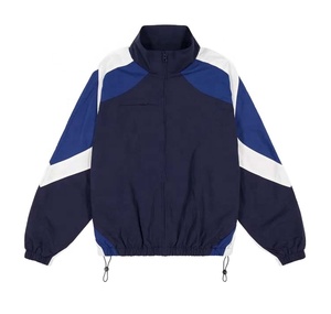 Chaqueta Cortavientos Impermeable de Nailon Transpirable de Verano con Logotipo Personalizado de Alta Calidad y Cierre de Cremallera para Hombre - Product Image 1