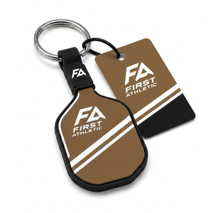 Elegant Pickleball Paddle Keychain Compact Key <b>Ring</b> Durable Design for Keys Bags Luggage Sports Accessories and Gift Giving - Product Image 1