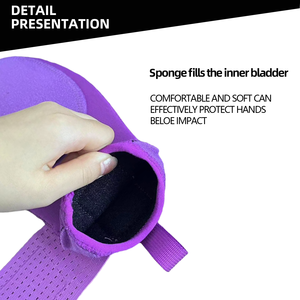 Wholesale Cheap Price Baseball Sliding Mitt Purple Green Neoprene Palm Protection Right Handed Throw Finger Guard For Players - Product Image 5