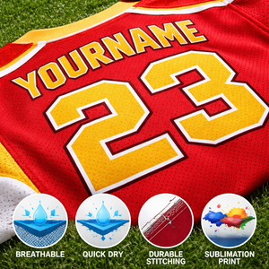 Uniforme de béisbol personalizado para escuelas, de secado rápido, transpirable, tela 100% poliéster, nombre y número del jugador bordados a medida. - Product Image 3