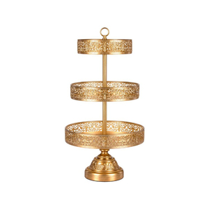 Présentoir à cupcakes à 2 niveaux, plateau de service élégant pour desserts, idéal pour fêtes, mariages, anniversaires, présentation de collations, fournitures de fête - Product Image 2