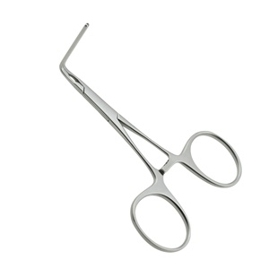 Pinzas Vasculares Pediátricas Manuales de Acero Inoxidable Alemán de 95 mm, Juego de Instrumentos Quirúrgicos para Control y Sujeción de Vasos Delicados - Product Image 1