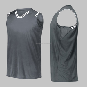 Maillot de basketball réversible personnalisable pour homme, uniforme d'entraînement respirant personnalisé, ensemble de vêtements de sport grande taille - Product Image 2