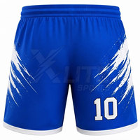 Shorts de football personnalisés pour hommes, prix usine, graphismes sublimés, logo d'équipe, numéro de joueur, grandes tailles, anti-transpiration