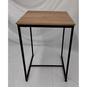 Elegantes mesas de comedor de madera maciza, artesanías de Metal, Base Industrial, venta al por mayor directa para uso doméstico, elegantes juegos de muebles de comedor - Product Image 4