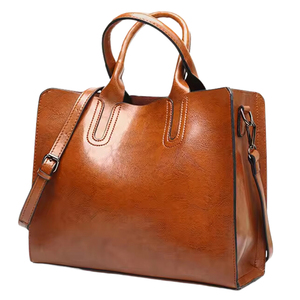 Bolso Tote de Cuero PU Rojo para Mujer con Correa Extraíble, Gran Capacidad, Bolso de Mano Clásico Informal para Uso Diario - Product Image 5
