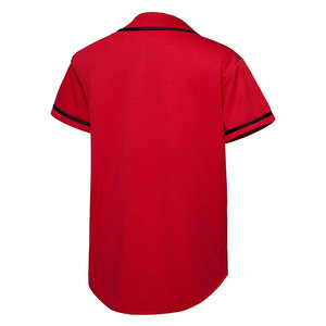Uniformes Deportivos Personalizados al por Mayor, Jersey de Béisbol Sublimado con Botones en la Parte Delantera, Jersey de Béisbol de Color Sólido - Product Image 2