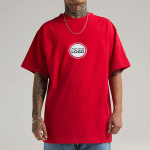 เสื้อยืดโอเวอร์ไซส์พรีเมียมเนื้อหนัก 100% ผ้าฝ้ายคอมบ์ 250 GSM ทรงหลวม คอกลม ป้ายแบรนด์สั่งทำได้ - Product Image 1