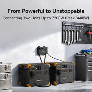 Stock USA PECRON E3800LFP Alimentation de Secours 4200W avec Chariot Gratuit et <span class=keywords><strong>Batterie</strong></span> <span class=keywords><strong>Externe</strong></span> 3840Wh pour la Maison - Product Image 4