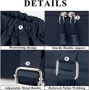 กระเป๋าผ้าแคนวาสสไตล์คนเมือง กระเป๋ากีฬาเดินทางน้ำหนักเบา - Product Image 2