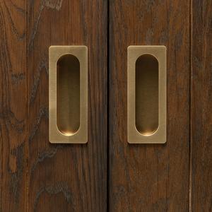 Poignées de porte en métal, poignées de porte en laiton, poignées de porte en acier inoxydable pour hôtel et maison, quincaillerie architecturale décorative d'intérieur - Product Image 2