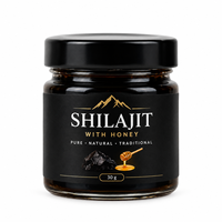 Extrait de Shilajit Résineux de l'Himalaya avec Miel 30g – Complément Herbal en Pot pour le Bien-être Quotidien et le Soutien de l'Énergie et de l'Endurance