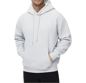 เสื้อฮู้ดดี้ผ้าฟลีซหนานุ่มทรงโอเวอร์ไซส์สำหรับผู้ชาย ปักโลโก้ตามสั่ง ผ้าฝ้ายออร์แกนิค 400 GSM ขายส่งจากบังกลาเทศ - Product Image 1