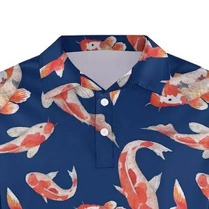 Chemises polo décontractées pour hommes, nouvelle collection, design tendance, logo personnalisé, couleur unie, coton, grandes tailles. - Product Image 2
