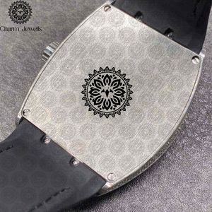 Charm_Jewells Luxury Men Stainless Steel Tonneau <b>Watch</b> 42mm Analog <b>Mechanical</b> ETA Movement Sapphire Crystal Compass Dial - Product Image 6