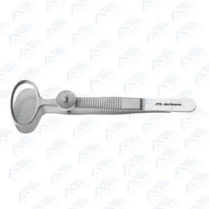 Pinzas Oftálmicas para Párpados, Instrumentos Médicos, Equipos Médicos, Pinzas Oculares de 20 mm, Recubrimiento Azul, Placa Superior - Product Image 2