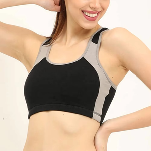 เสื้อชั้นในกีฬาผู้หญิงแบบ Private Label สีตัดกัน สำหรับออกกำลังกาย รองรับแรงกระแทกสูง ผลิตโดยโรงงาน OEM - Product Image 2