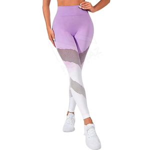 Leggings de fitness pour femmes, pantalons de yoga et de course pour femmes, logo personnalisable sur la taille des leggings - Product Image 3