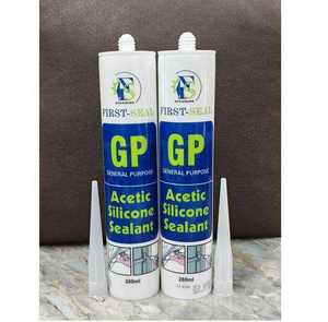 Sellador de silicona de grado de construcción 280ml, sellador adhesivo de curado acético para aplicaciones de embalaje y ensamblaje general - Product Image 2