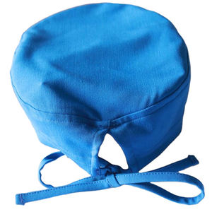 Gorro quirúrgico de algodón con logotipo personalizado al por mayor, con lazo ajustable para enfermeras, gorro médico con forro de satén, talla ajustable - Product Image 5