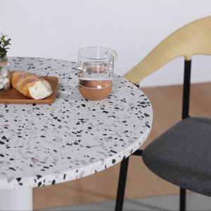 Manufacture Premium Terrazzo Tabletop <b>Round</b> Counter for Cafe Restaurant <b>Outdoor</b> <b>Table</b> & Wholesale from Vietnam - Product Image 4